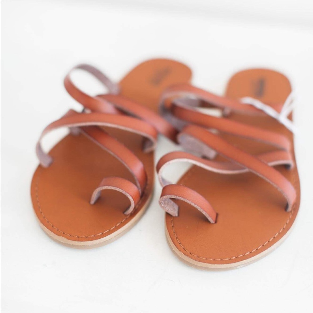 Tan sandals
